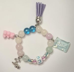 Letter Initial Dandy Candy Bracelets - Charmed by Lili