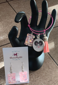 Kids Bangle and Earring Set