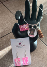 Load image into Gallery viewer, Kids Bangle and Earring Set
