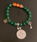 Load image into Gallery viewer, Beaded Bracelet with Sister Charm
